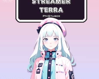 Terra PNGTuber Avatar – Premade Streaming Character for Twitch & Discord