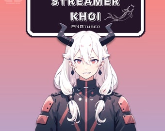 Khoi PNGTuber Avatar – Premade Streaming Character for Twitch & Discord