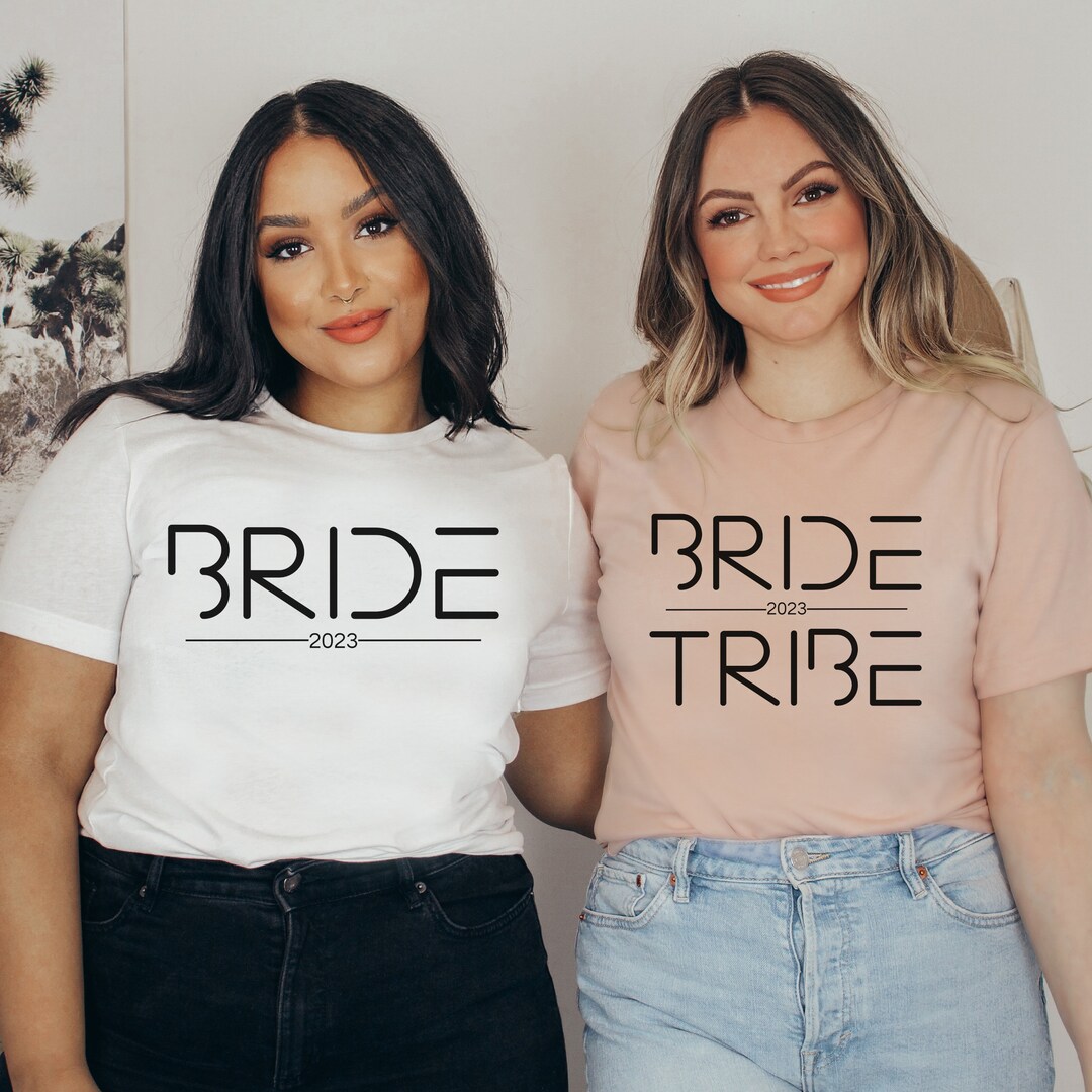 Bride Tshirt for Bride Top Bachelorette Party Top Matching Tshirt ...