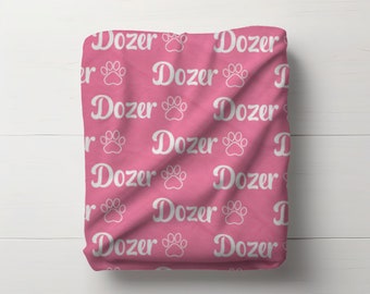 Customized Blanket for Dog Blanket Customize for Pet Name Blanket Custome Name Blanket for Dog Lover Blanket for Puppy Blanket Gift for Dog