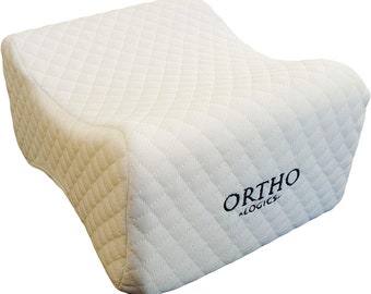 ORTHOLOGICS Knee Pillow - Memory Foam Leg Pillow Ideal for Back Knee Pain Side Sleepers Hip Pregnancy Spine Pillow OL14