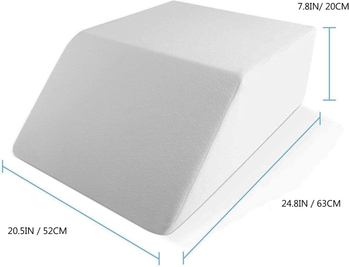 Orthologics® Leg Rest Wedge Pillow Memory Foam Clinical Therapeutic