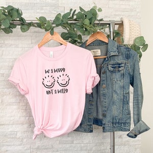 Anti-Bullying T-Shirt, Pink Shirt Day, Teacher T-Shirt, Teacher Shirt,Gift for Teacher,Be A BuddyNot A Bully T-Shirt,Teacher Assistant Shirt