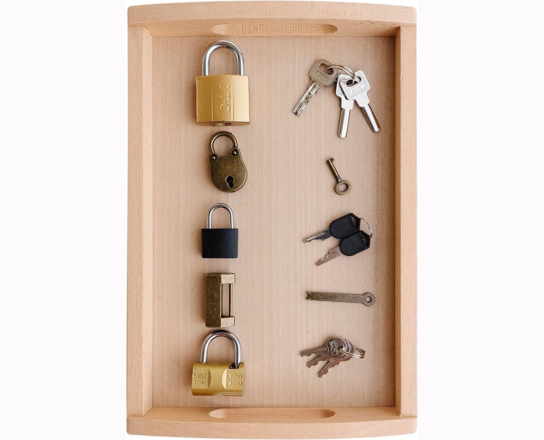 Montessori Lock and Key Toy Set Lock Set Keys for Kids Etsy
