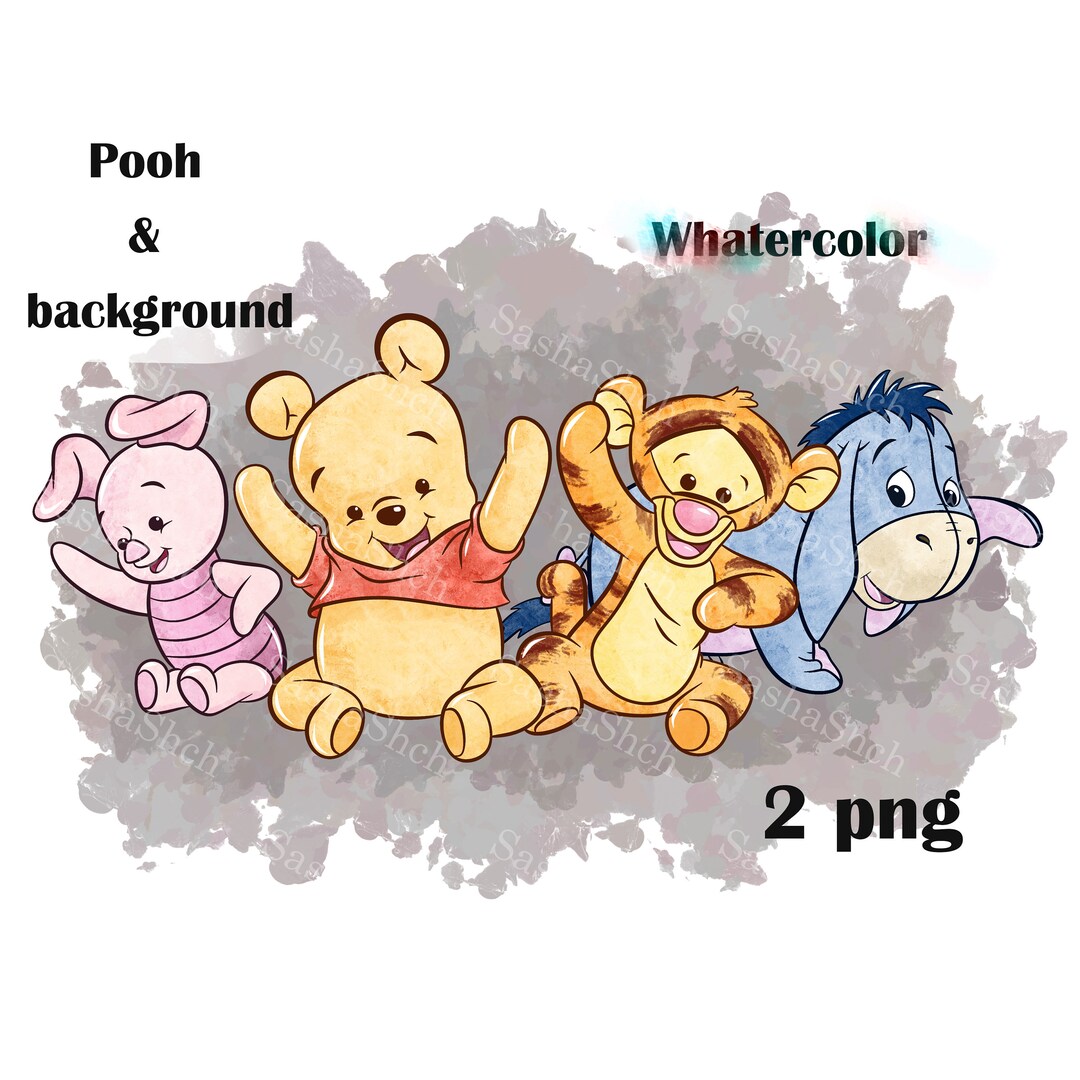 Modern Pooh Graphics Pooh Png , Digital, Sublimation Design, Download, Winnie the Pooh ...