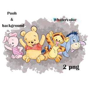 pooh png , digital, sublimation design, download, Winnie the Pooh, winnie the Pooh clipart, Pooh clipart, Winnie the Pooh and friends