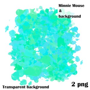 Minnie Mouse PNG, Minnie clipart, Minnie Mouse watercolor clipart, Minnie png, Pink Minnie mouse png image 3