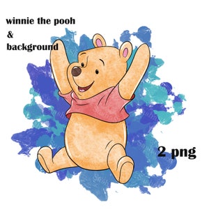pooh png , digital, sublimation design, download, Winnie the Pooh, winnie the Pooh clipart, Pooh clipart, Winnie the Pooh