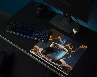 Stock market mouse pad