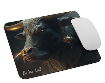 Day Trader mouse pad for stock market lovers and day traders alike. Be The Bull!