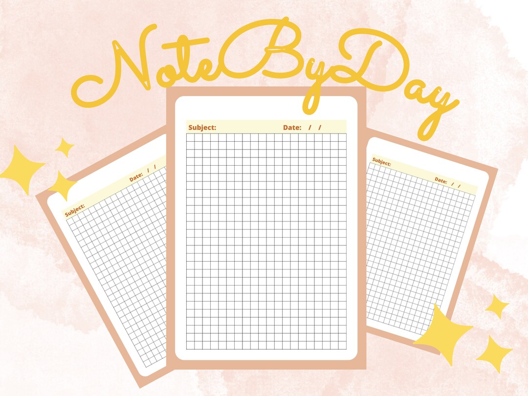 Digital Note Taking Template - Etsy