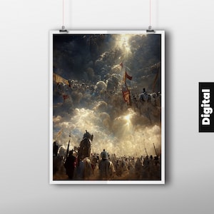 The Crusades Epitome by Alexi Isles | Digital Printable Art | Generative Art | Wall Art