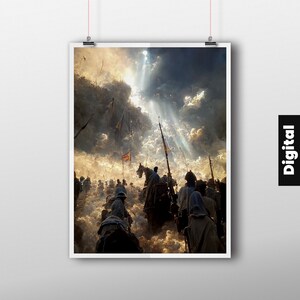 The Crusades Wayward by Alexi Isles | Digital Printable Art | Generative Art | Wall Art
