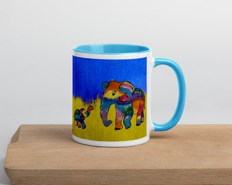 Colorful Elephant Mug