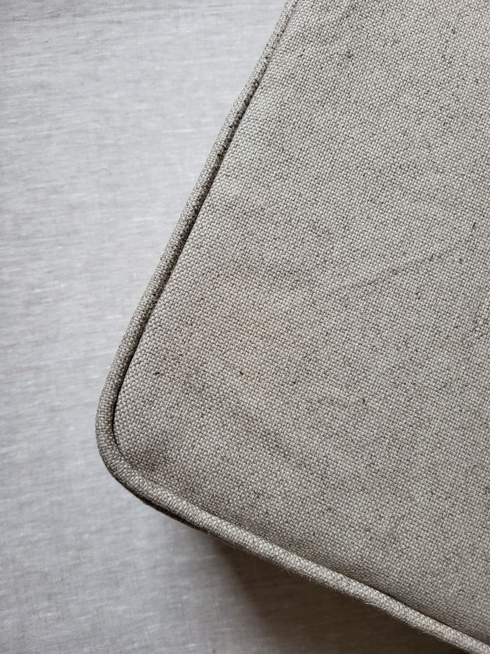 Durable Heavy linen daybed cover with cord High durability mattress cover with piping Daybed Linen cover with cord Eco Linen