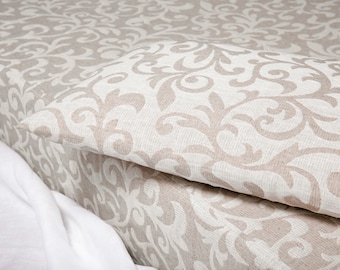 Natural Organic Heavy weight Linen Pillowcase Bolster Case for Pillow with hidden zipper Eco-Friendly Flax