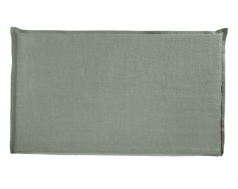 Medium-weight Linen Headboard Cover Natural Linen Headboard Slipcover 100% Linen Footboard Case Custom Made Linen Headboard Cover Eco-friend