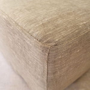 Daybed cover Medium weight 100% PURE Linen mattress cover Eco-Friendly Slipcover with Zipper Futon cover - Any size can be sewed!