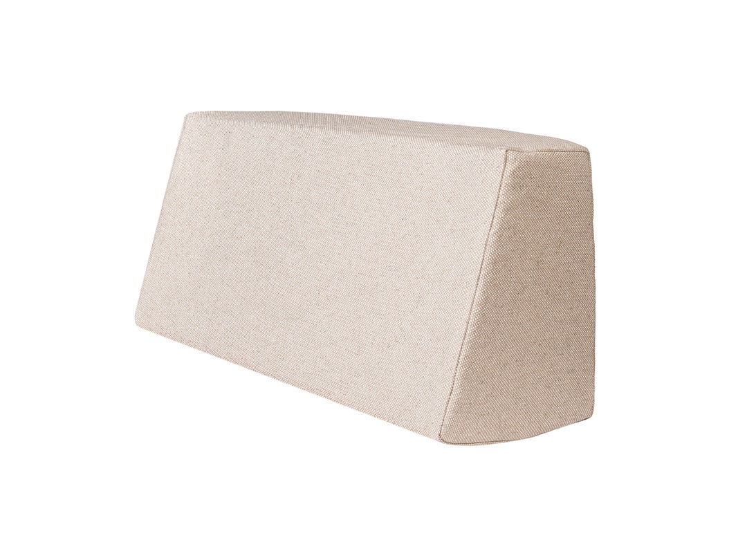 Linen Back Cushion Cover Wedge Bolster Cover Wedge Bolster Case