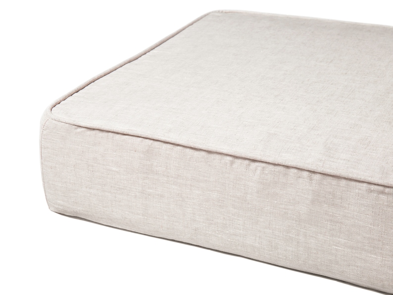 Daybed Cover With Cord Medium Weight 100 PURE Linen Mattress Cover