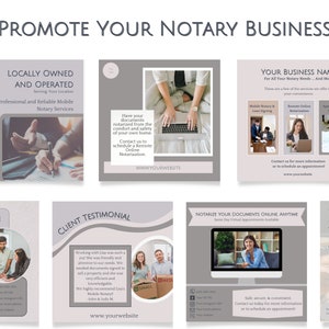 Notary Posts Notary Social Media Bundle | Instagram and Facebook Post Templates ...