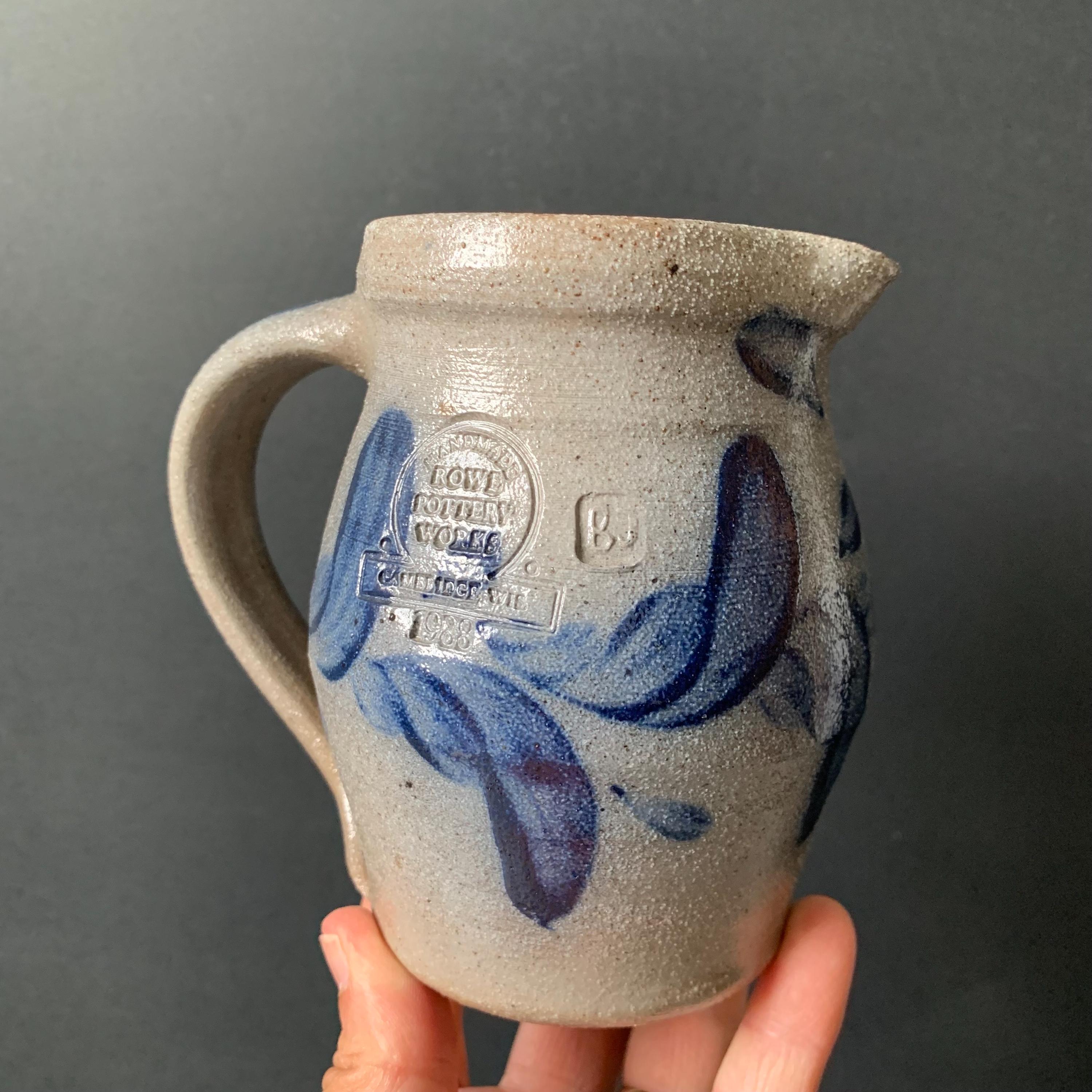 USA【Rowe Pottery】ローポタリー ピッチャー　水差し カントリー USA【Rowe Pottery】ローポタリー ピッチャー 水差し カントリー