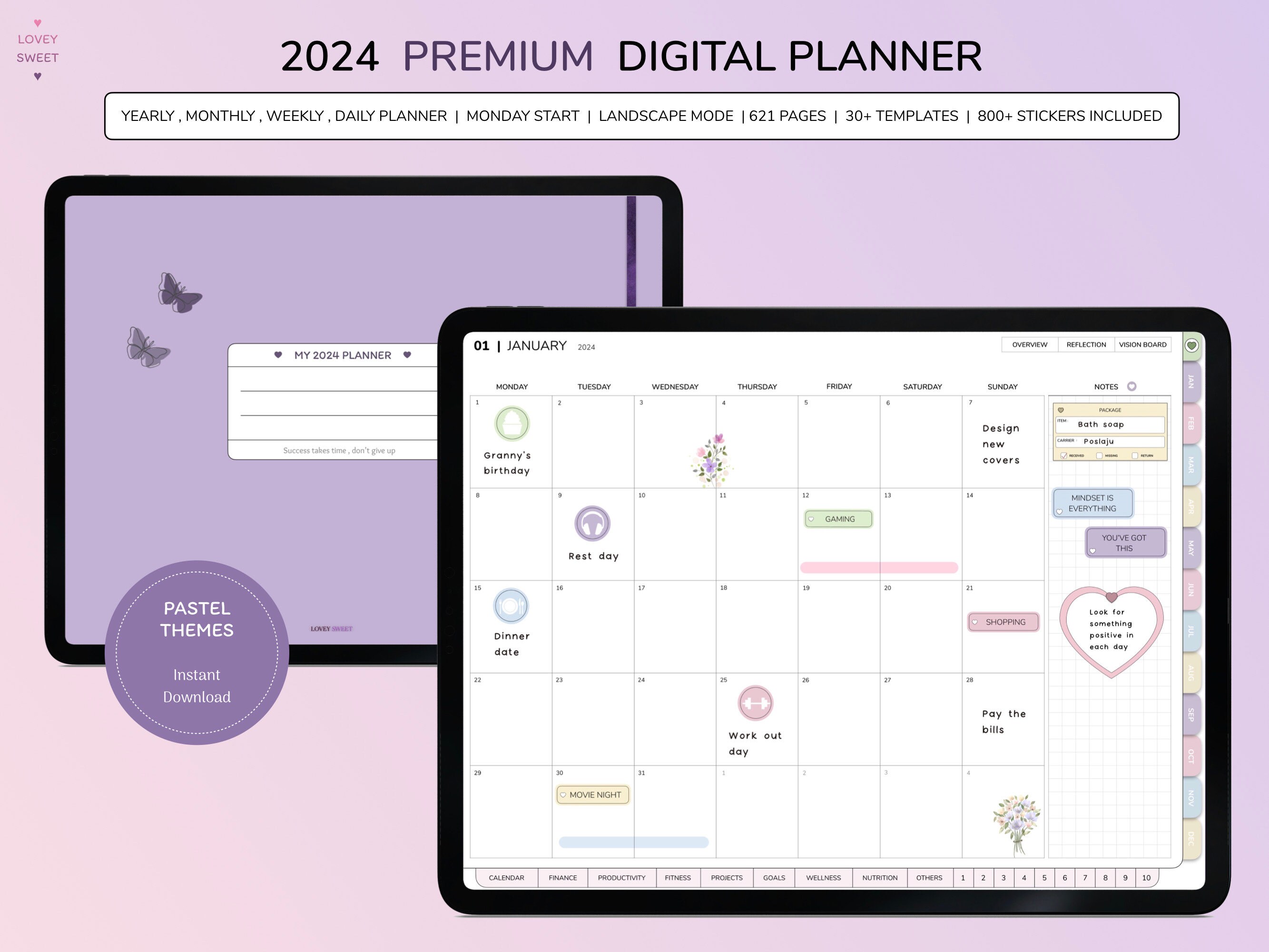 17 Goodnotes Planners For 2024 – Goodnotes Planner Free Download – KHLJE