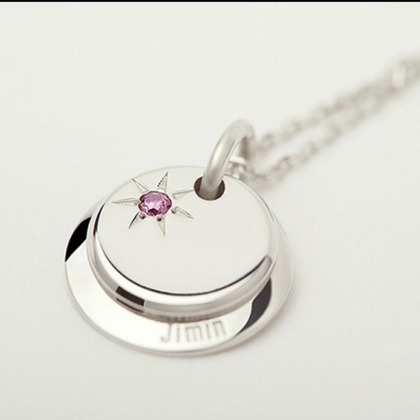 BTS | STONEHENgE Moment of Light Jewelry Official Army Necklace Birth Jimin