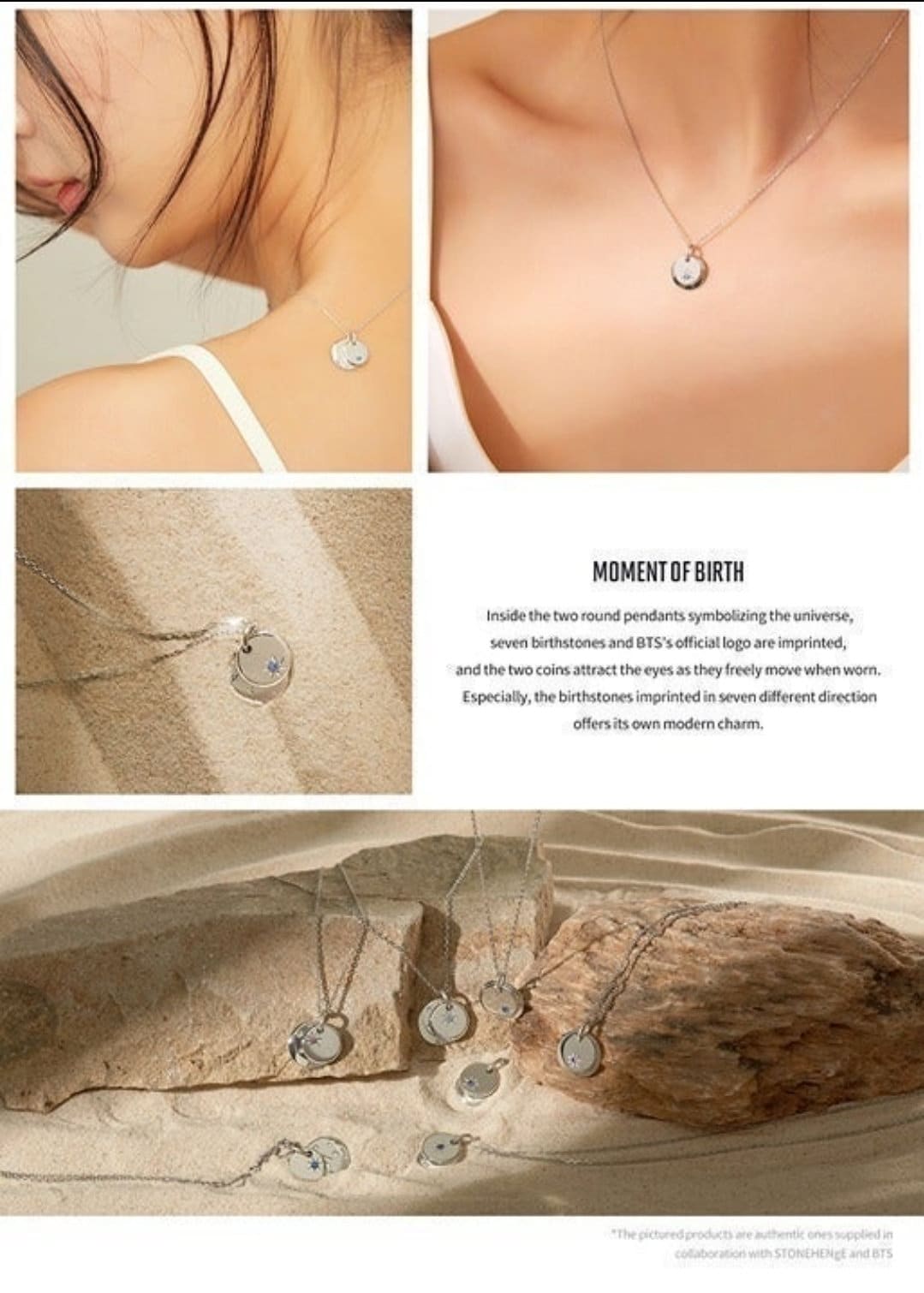 BTS | Stonehenge Moment of Light Jewelry Official Army Necklace