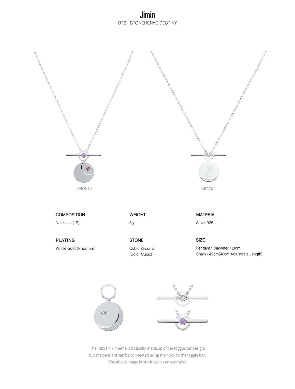 BTS | Stonehenge Moment of Light Jewelry Official Army Necklace