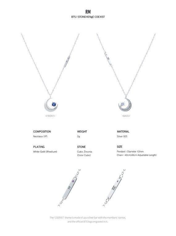 BTS | Stonehenge Moment of Light Jewelry Official Army Necklace