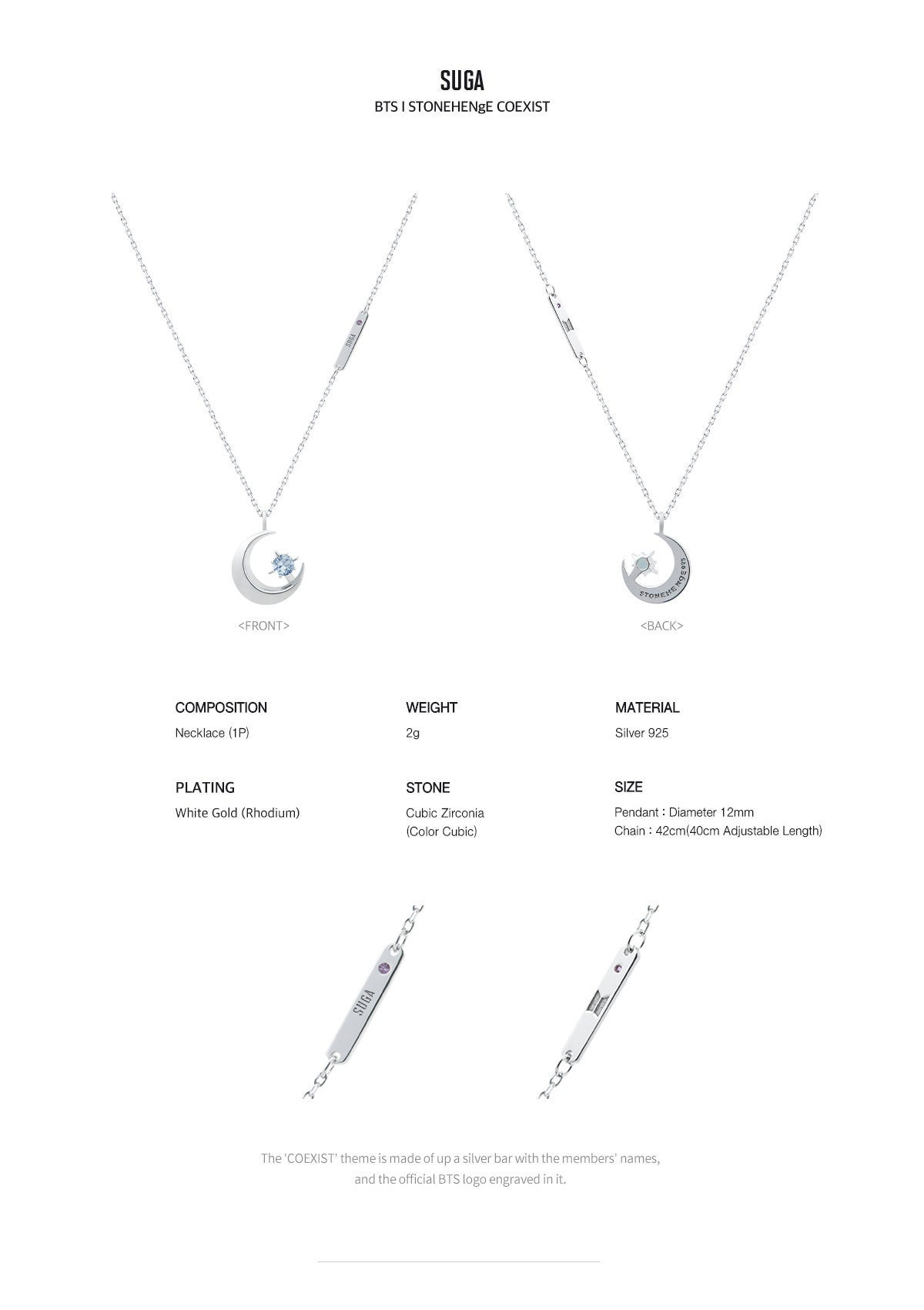 BTS | Stonehenge Moment of Light Jewelry Official Army