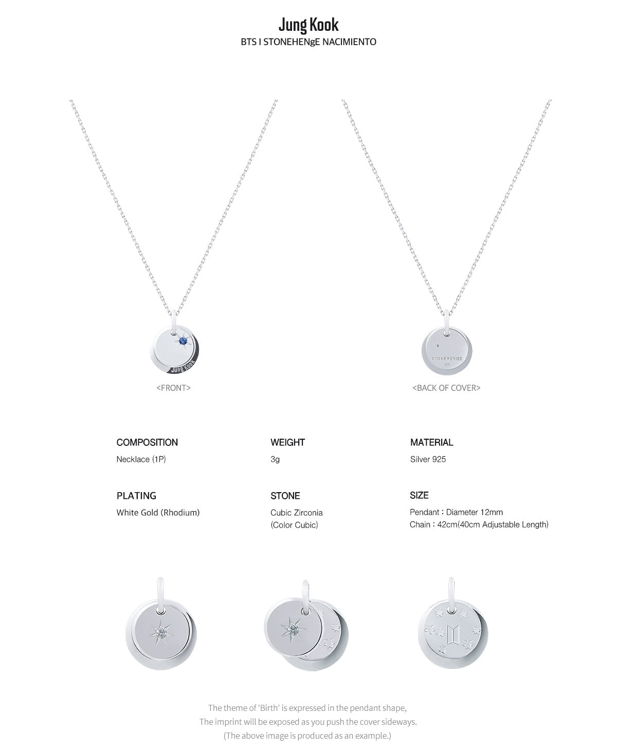 BTS | Stonehenge Moment of Light Jewelry Official Army