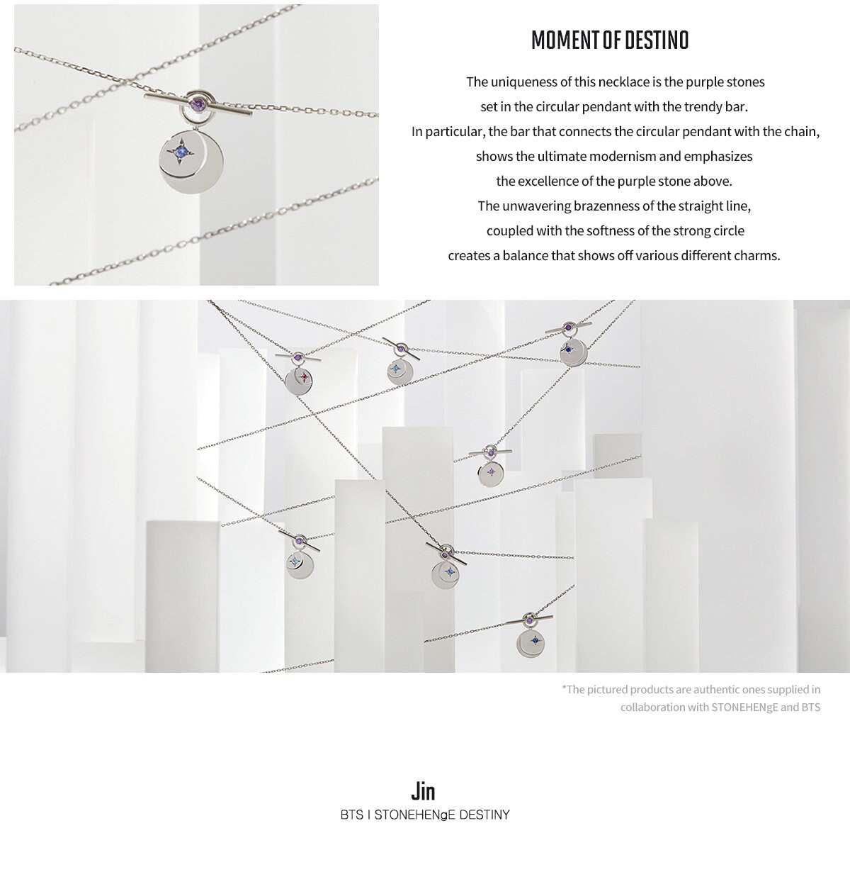 BTS | Stonehenge Moment of Light Jewelry Official Army Necklace