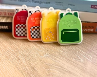 Emergency Contact NFC Tag | Programmable Backpack Tag