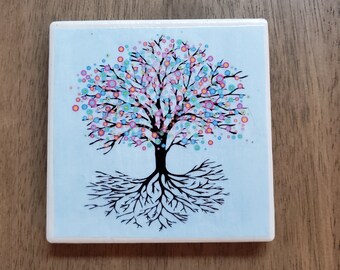 Tree of Life Coasters- Conjunto de 4