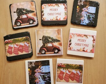 Posavasos de Vacaciones/Navidad- Mix 'n Match