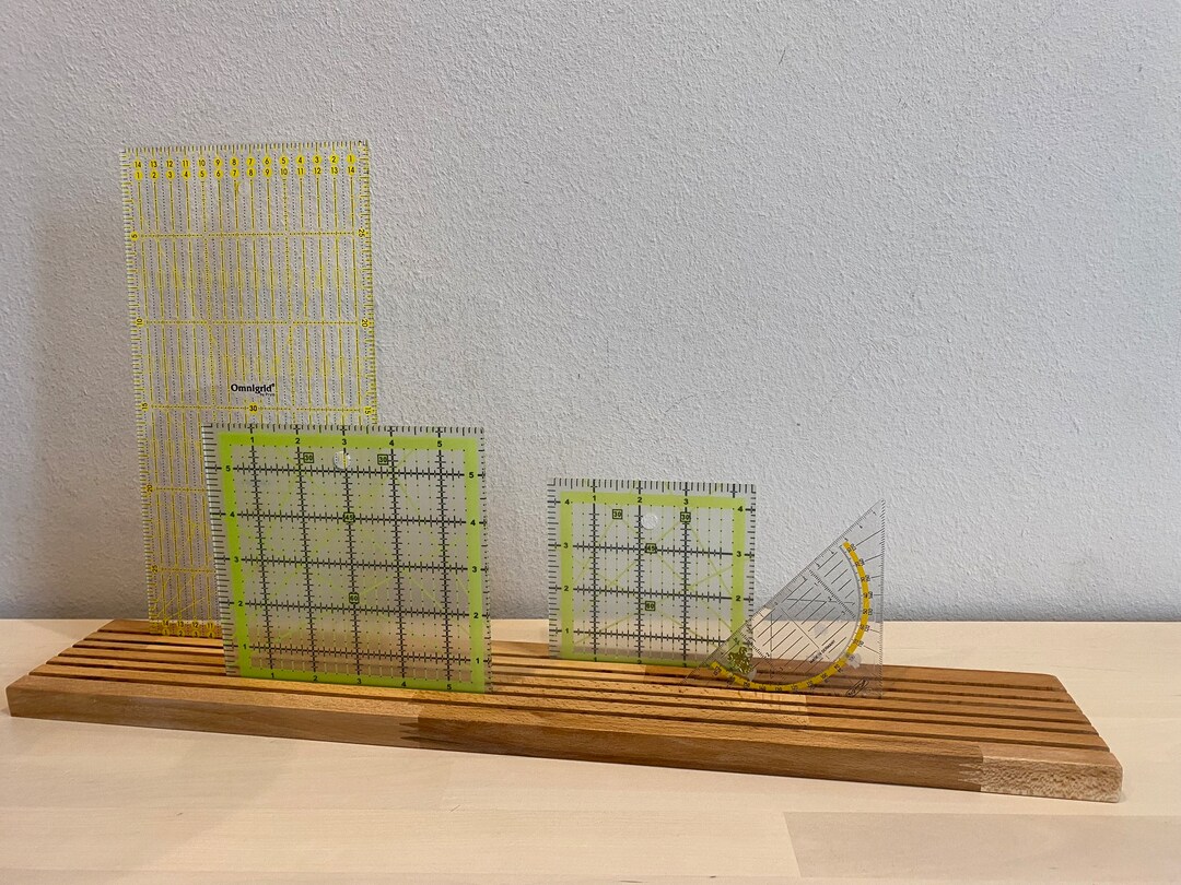 Ruler Organizer, Ruler Collector, Holder for Sewing Rulers, Decorative ...