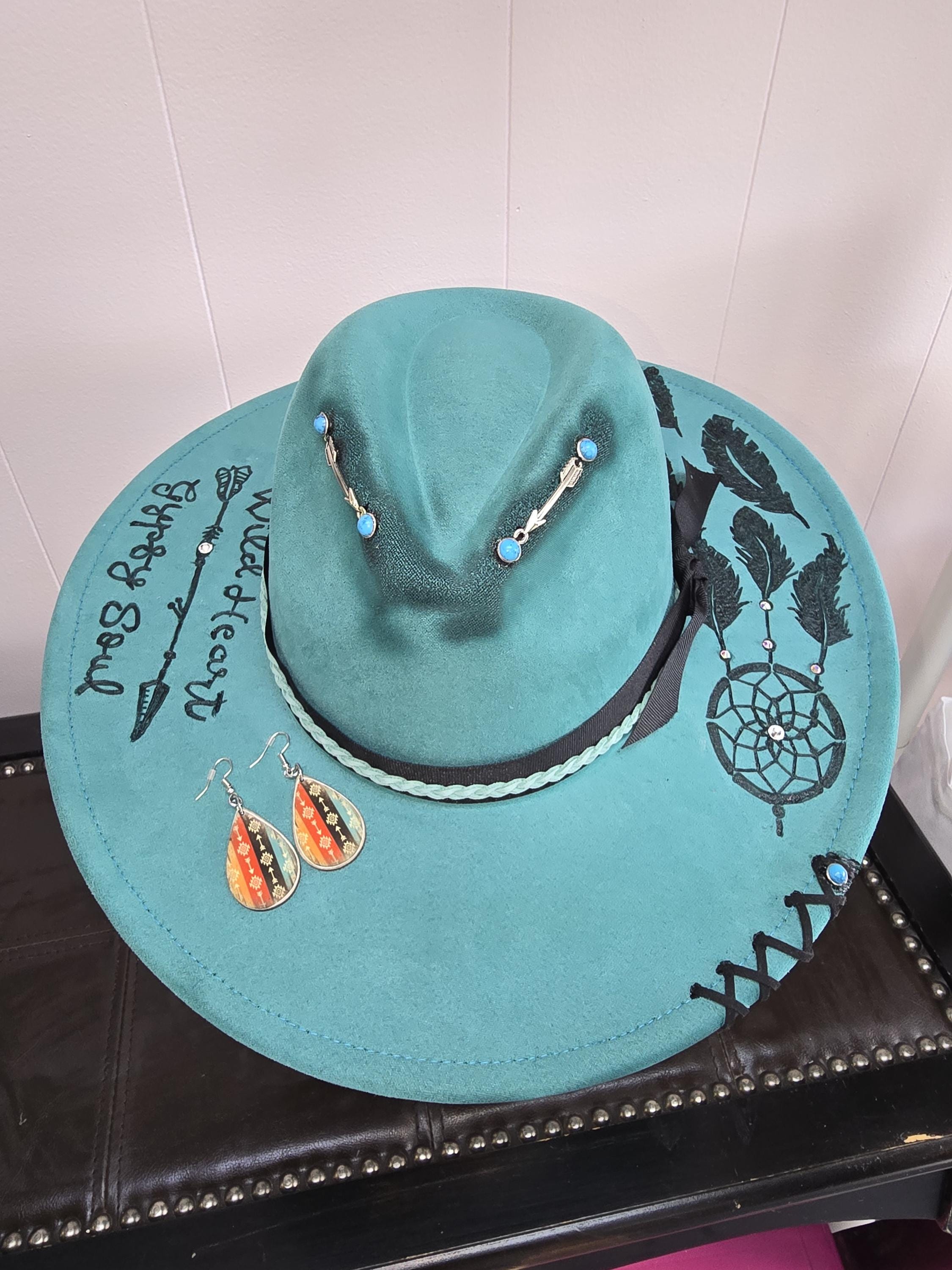 Dreamcatcher Burned Hat - Etsy display picture 3