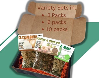 Dip Lovers Gift Box Includes 3 Flavors - Share Your Love - You Select Flavors Includes Free Gift Message to Friend, Family, Coworker, Client