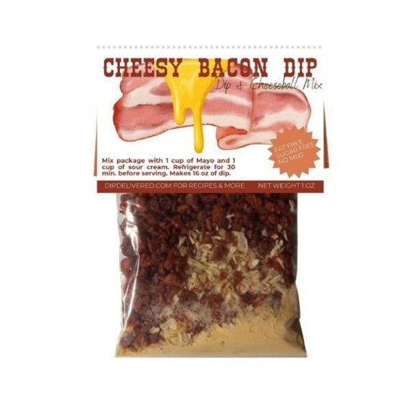 Get the Ultimate Indulgence with our Cheesy Bacon Dip Mix - made with Premium Spice, Bacon, Creamy Cheese. Perfect for Parties and Snacking!