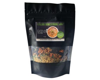 Soup Mix Italian Minestrone Flavor Dry Ingredients Just Add Water