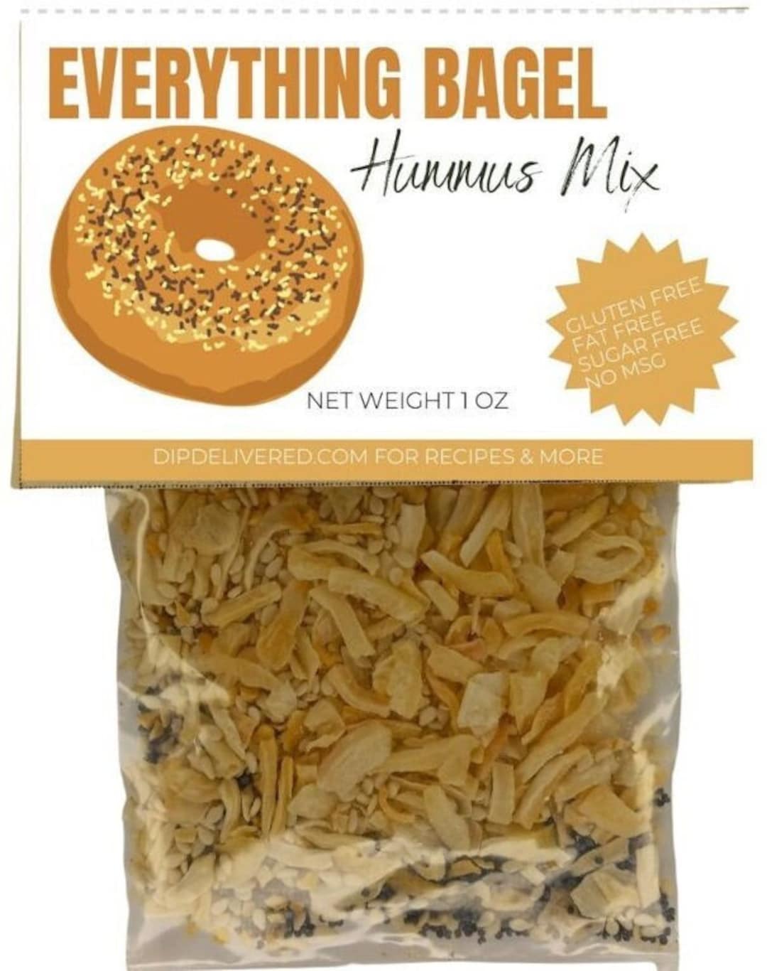 Make Your Own Hummus With Everything Bagel Hummus Seasoning Mix