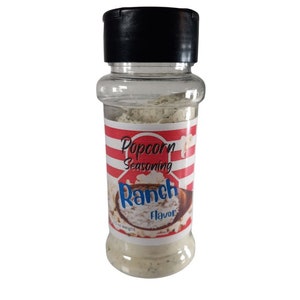 Ranch Flavor Popcorn Seasoning 2.5 oz bottle with shaker lid Spice flavoring of herbs and seasoning perfect for birthday and holiday gifts