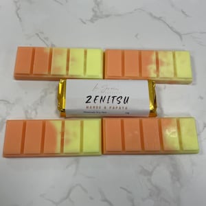 Zenitsu Wax Melt Snap Bar | Anime Inspired | Mango & Papaya