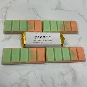 Bakugo Wax Melt Snap Bar | Anime Inspired | Chocolate Orange