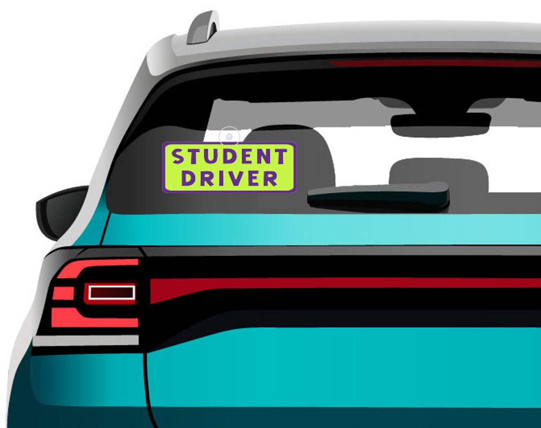 Small Student Driver Signs Student Driver Car Signs Signs for Cars New ...