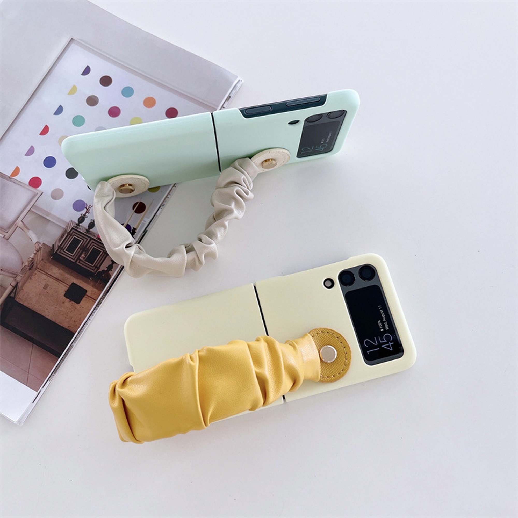 Macaroon Wristband Phone Case for Galaxy Z Flip 3/galaxy Z Etsy