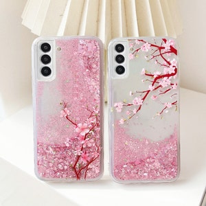 Quicksand Soft Shell Phone Case ,For Galaxy S24 S23 S22 S21 S20 Note20 Note20 Ultra A72 A52 A32 Series Case，Handmade Case