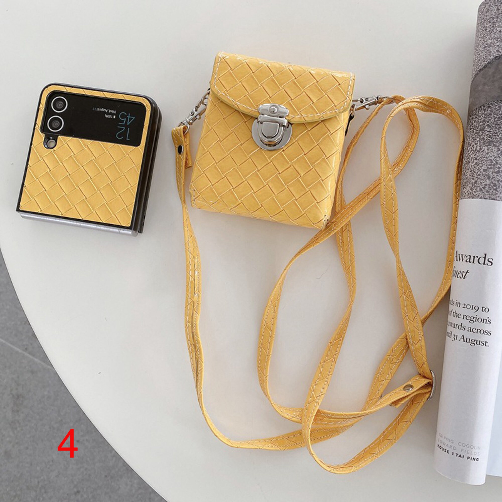 Braided Crossbody Rope Backpack Phone Casefor Galaxy Z Flip Etsy